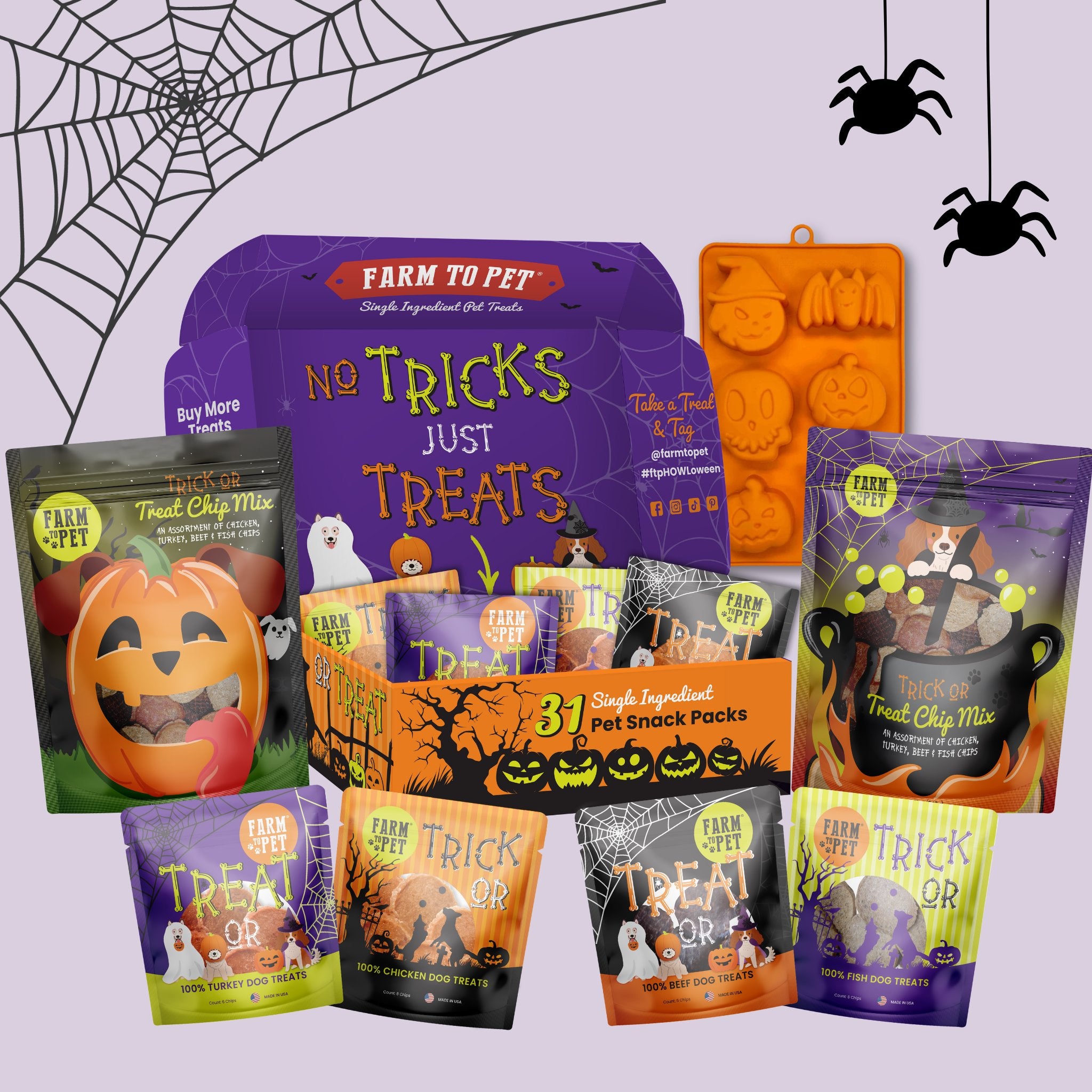 healthy halloween themed dog treats