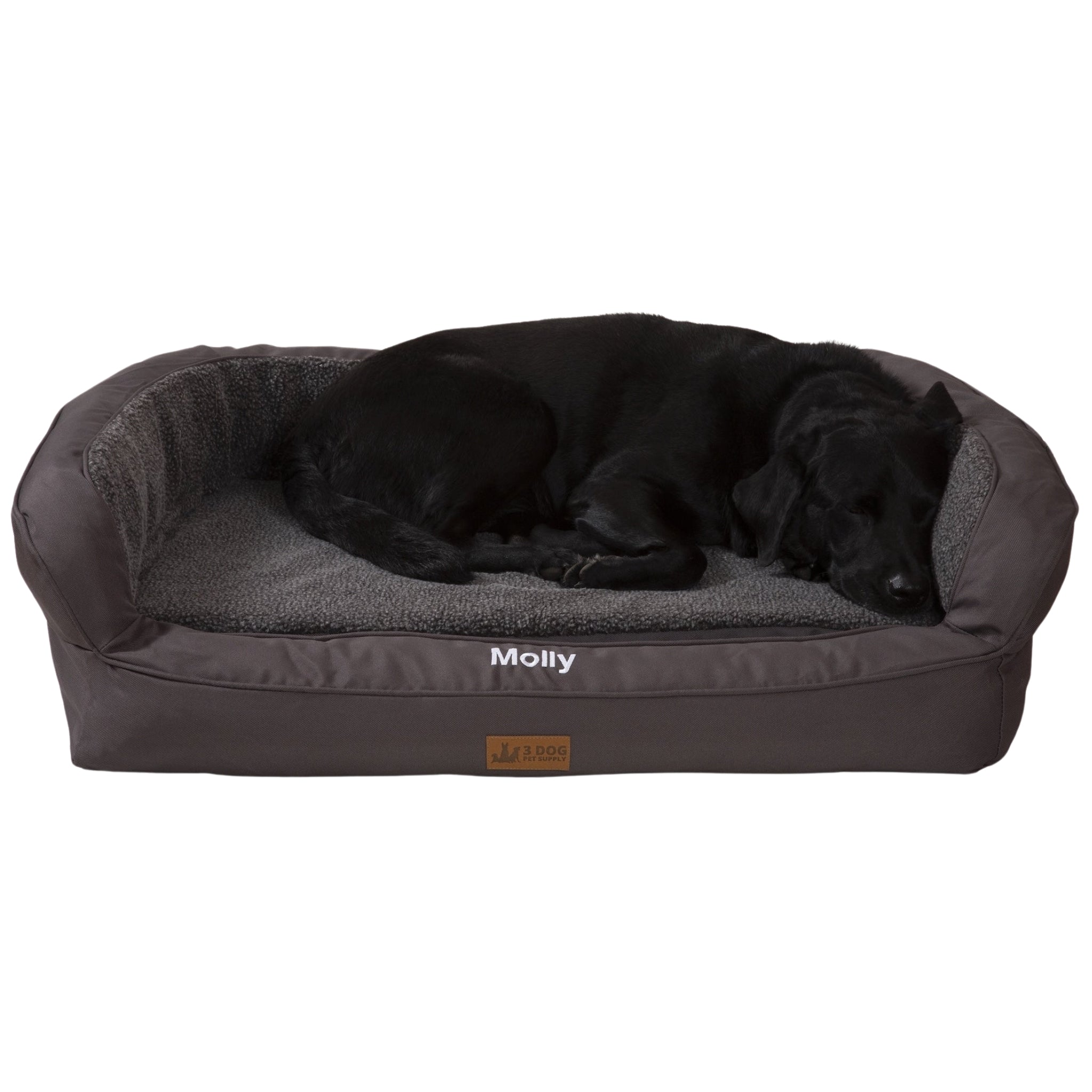 EZ-Wash Fleece Headrest Dog Bed