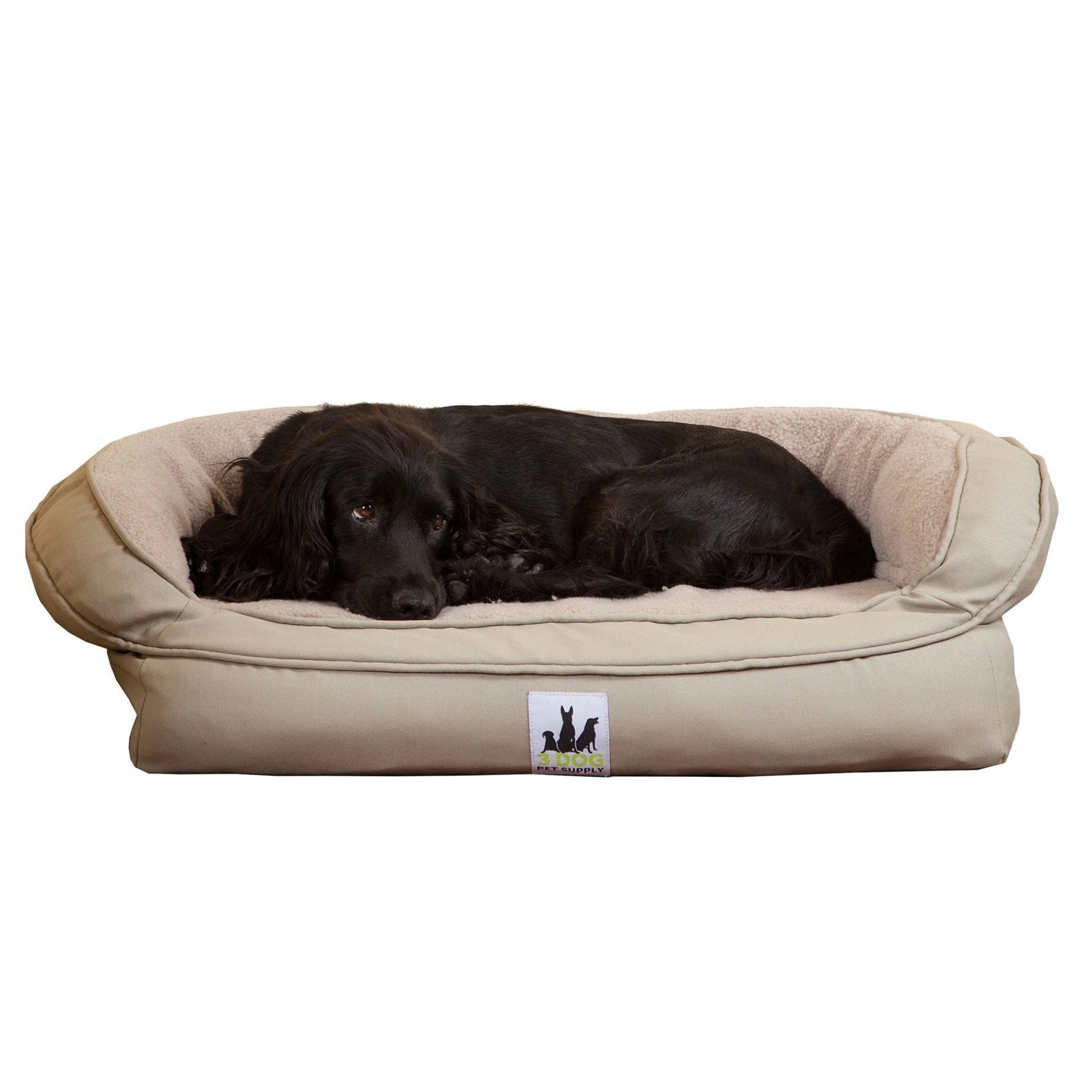 EZ-Wash Fleece Headrest Dog Bed