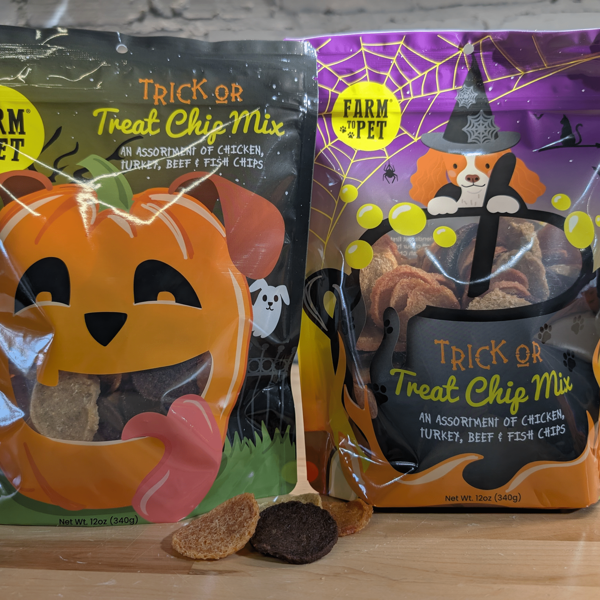 Trick or Treat Chip Mix Halloween Dog Treats